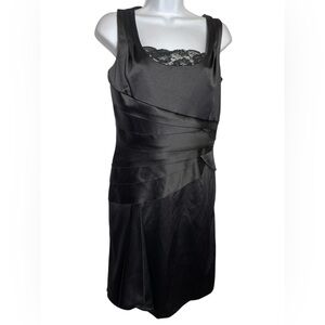 Max & Cleo Dress Size 8 Elegant Black Sleeveless Dress PERFECT 🖤🖤🖤